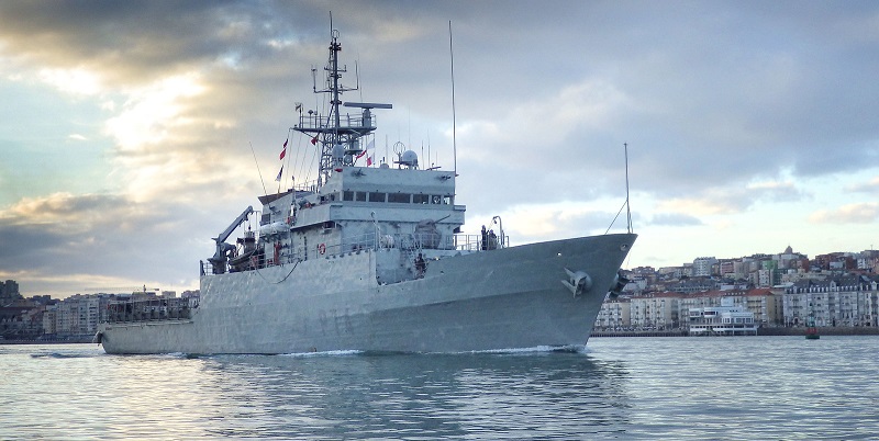 Imagen noticia:El Patrullero de Altura "Atalaya" finaliza una misión marítima en el Cantábrico