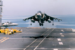 ‘Harrier’ landing