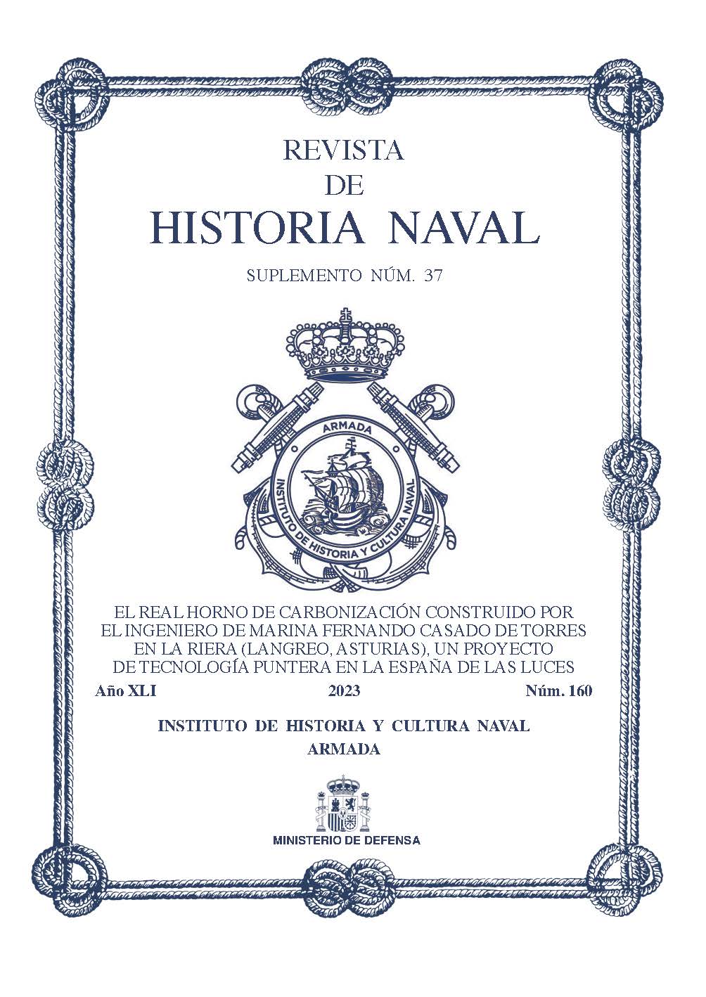 Revista de Historia Naval N.º160 Suplemento N.º 37