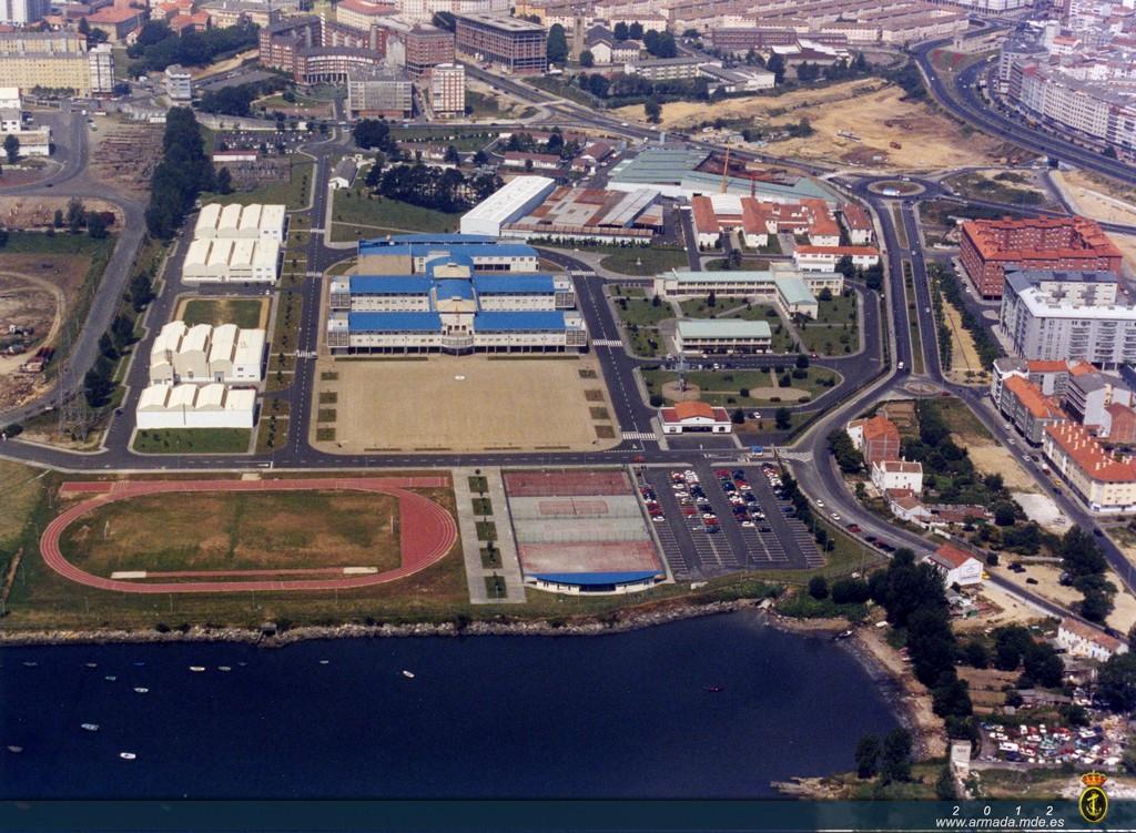 Vista aérea de la Escuela de Especialidades Antonio de Escaño