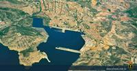 PLANO GENERAL. Vista aérea de Cartagena