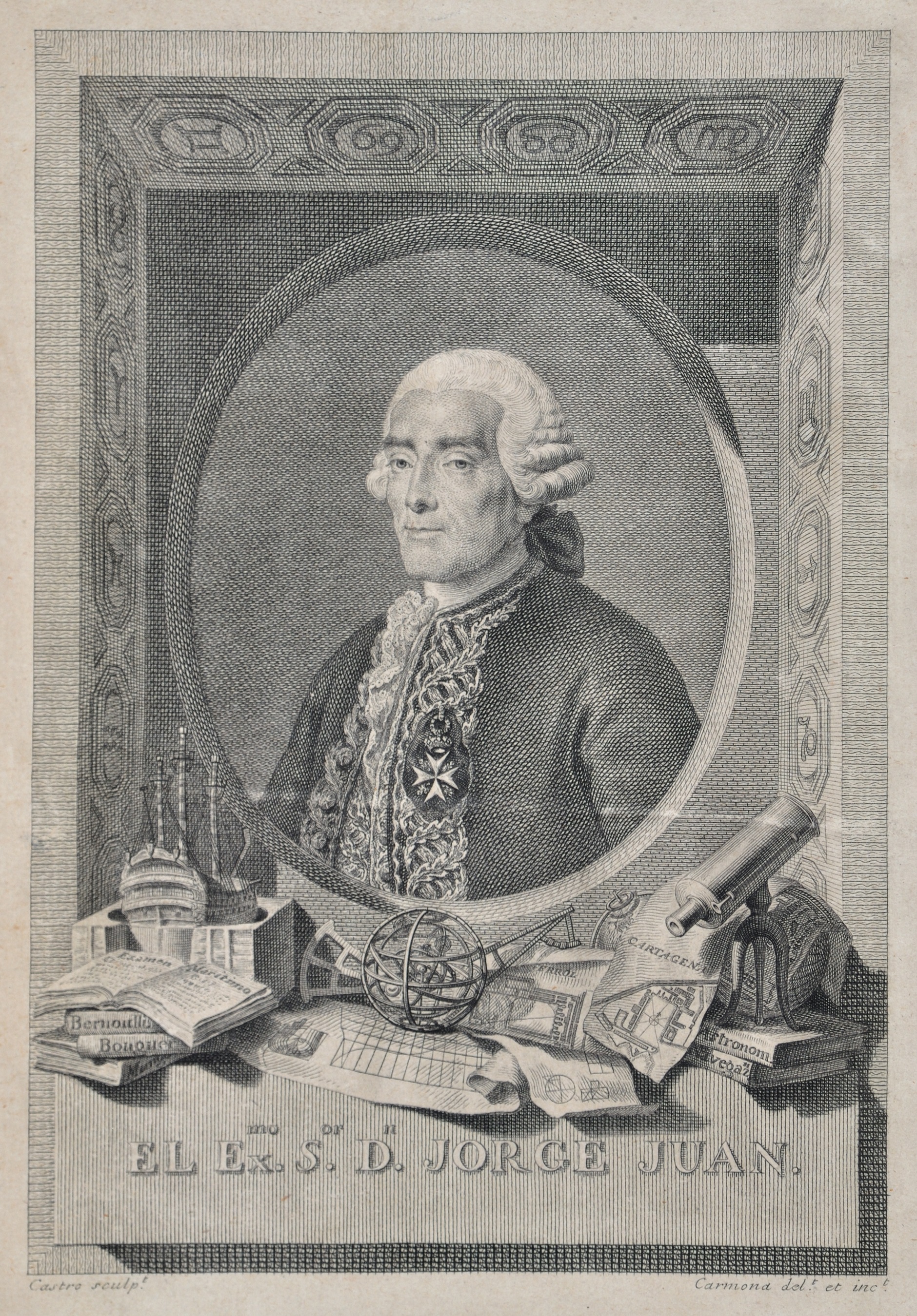 Imagen de: "Jorge Juan". Biblioteca del Museo Naval