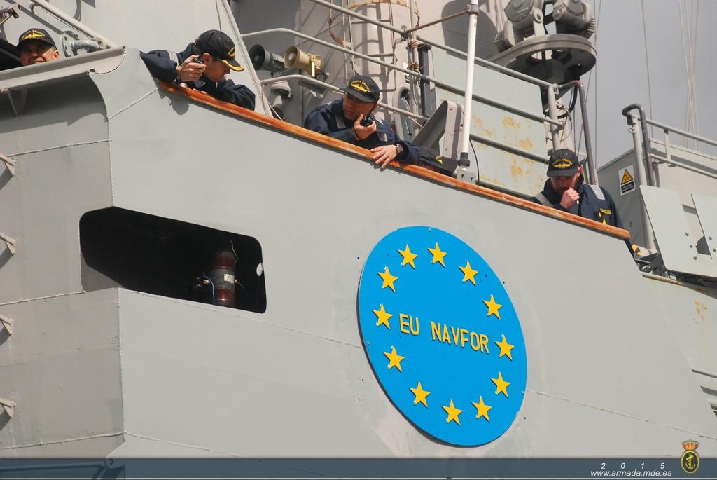 This is the third time the OPV participates in the EU mission, in this case to reinforce the deployment during the monsoon season