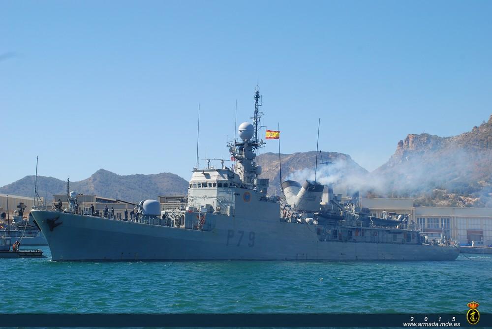 The OPV ‘Vencedora’ set sail from Cartagena to take part in the ‘Africa Partnership Station’ initiative
