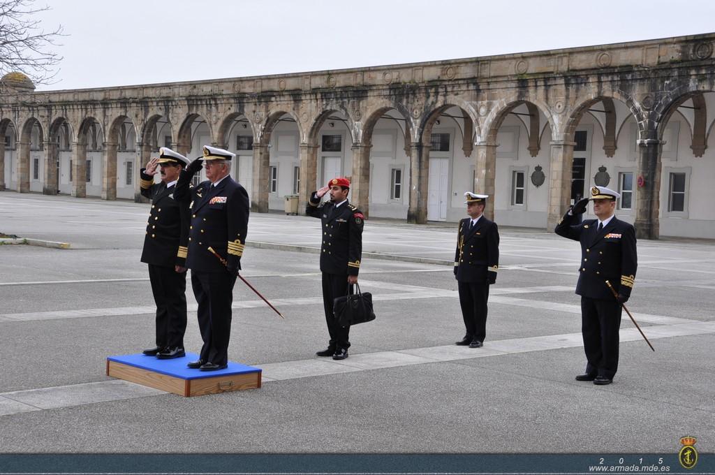 Military honors in Ferrol