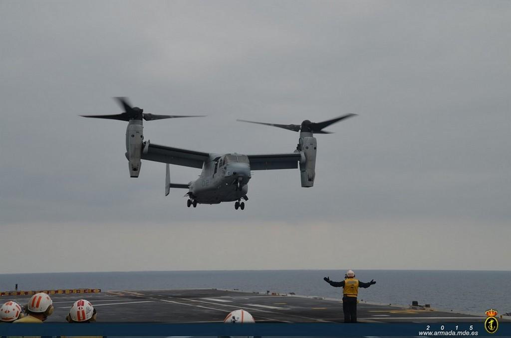 A U.S. MV-22 ‘Osprey’, as part of the Air Combat element