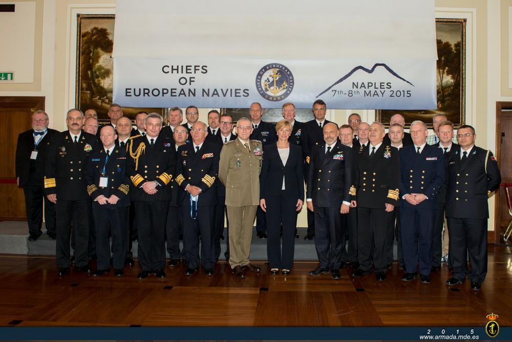 The Chiefs of European Navies met in Italy last week