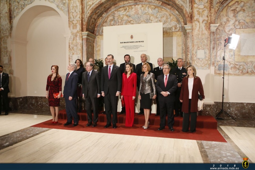 The Spanish Sovereigns preside over the commemoration of the Valladolid Treaty