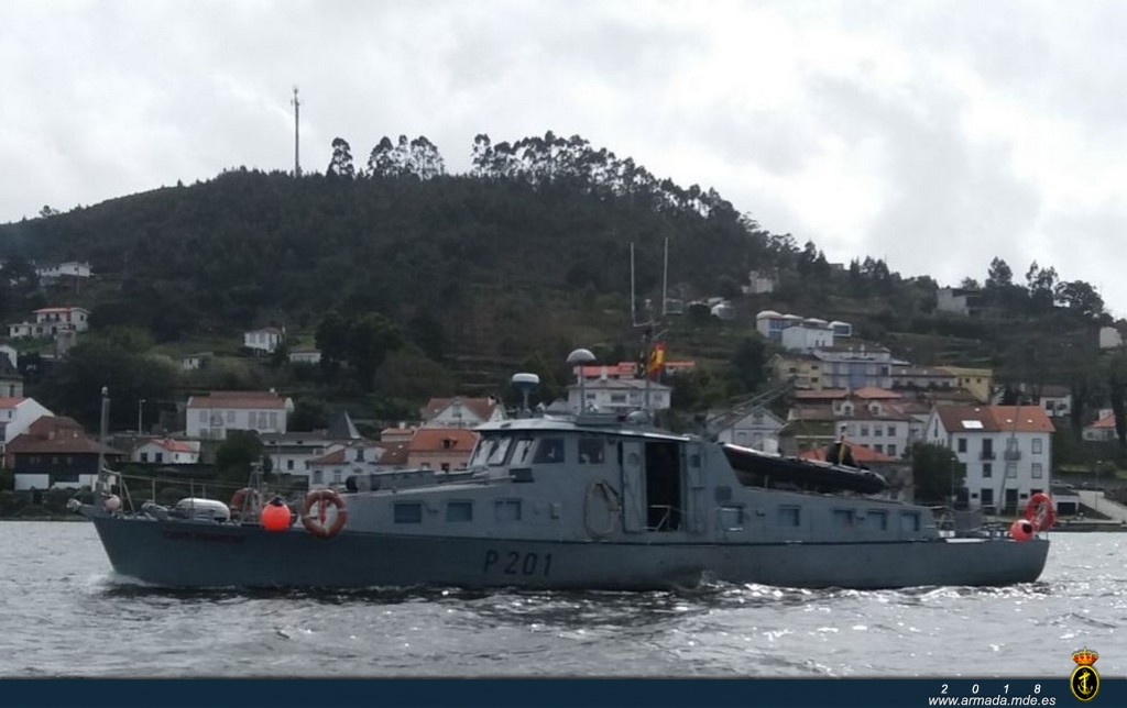 Patrullero de la Armada "Cabo Fradera"