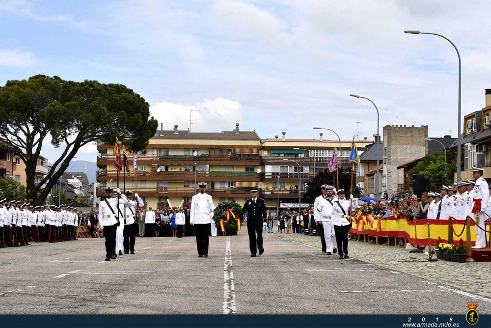 La Armada organiza Jura de Bandera en Collado Villalba