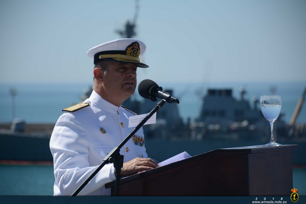 Toma de posesión del Almirante de la Flota, Manuel Garat Caramé