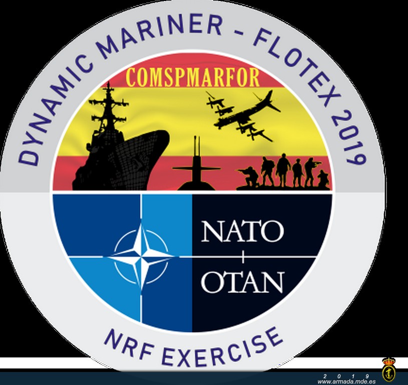 Dieciocho países de la OTAN toman parte en el ejercicio Dynamic Mariner/Flotex-19 en aguas de Cádiz y mar de Alborán