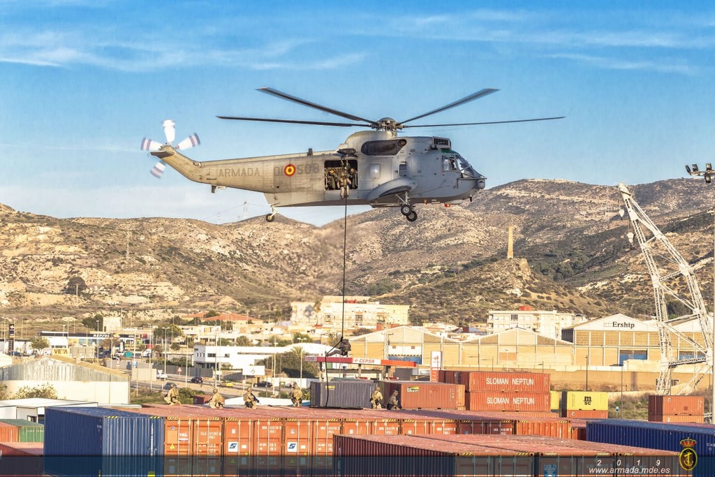 The Spanish Navy FGNE concludes a series of training drills.
