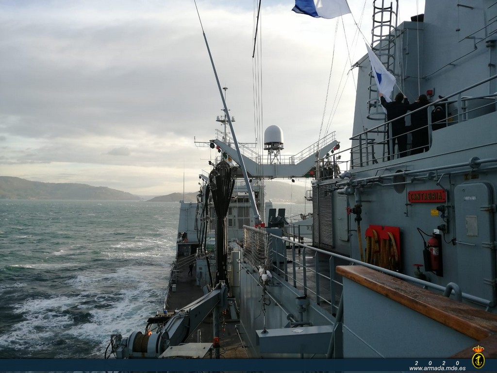 Unidades de la Armada realizan adiestramiento conjunto en aguas del norte peninsular MAR _31