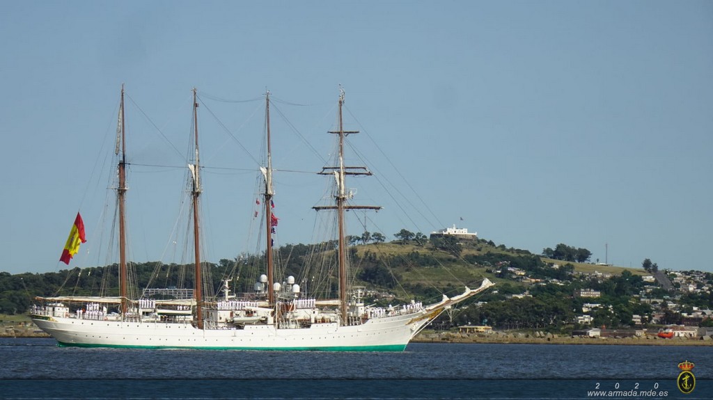 Training ship ‘Juan Sebastián de Elcano’ in Montevideo