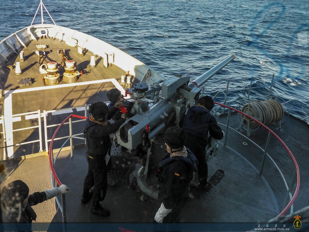 Unidades de Ferrol realizan adiestramiento en la mar durante los ejercicios MARFEX-01