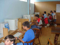 Vista aula ordenadores. Foto 1