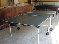 Vista mesa ping-pong