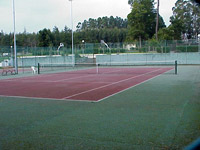 Vista pista tenis descubierta. Foto 1