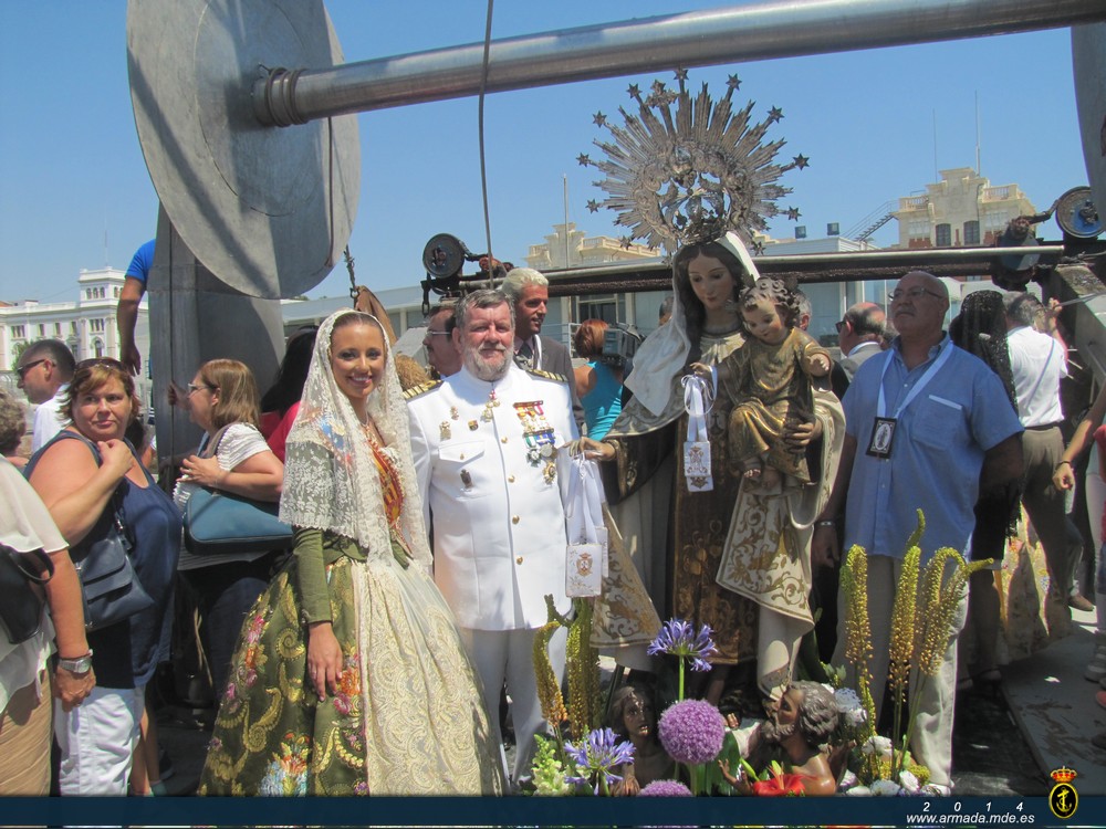Actos celebrados en Valencia con motivo de la festividad de la Virgen del Carmen