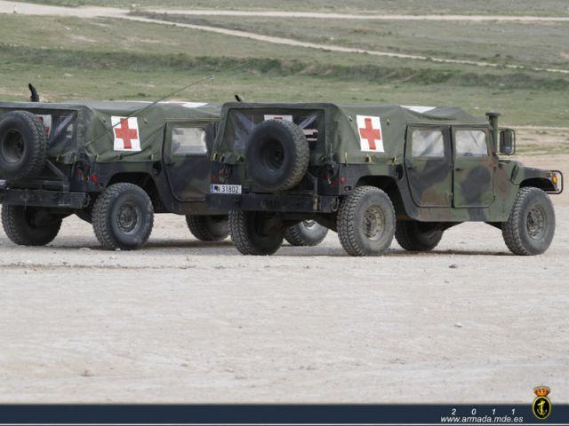 Grupo de apoyo de servicio de combate, Hummer portacamillas.