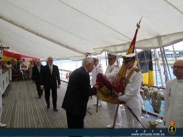 The Minister of Foreign Affairs and Cooperation and the Ambassador of Spain in the United States attended some of the ship’s ceremonies in this US city