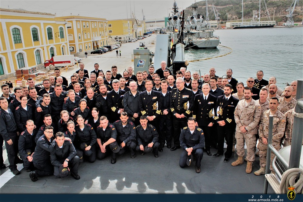 OPV’s crew before the African deployment
