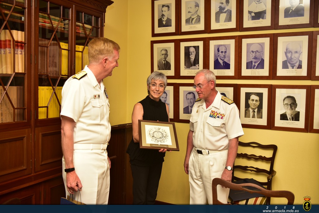 El AJEMA asiste a los actos conmemorativos del 150 aniversario de la visita del almirante Farragut