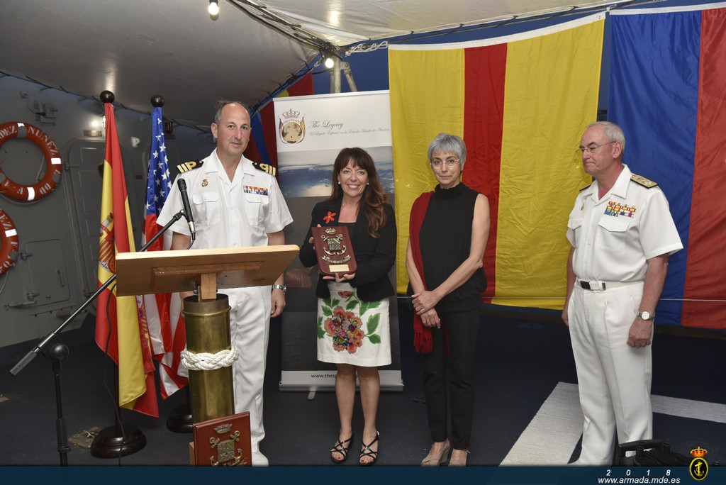 El AJEMA asiste a los actos conmemorativos del 150 aniversario de la visita del almirante Farragut