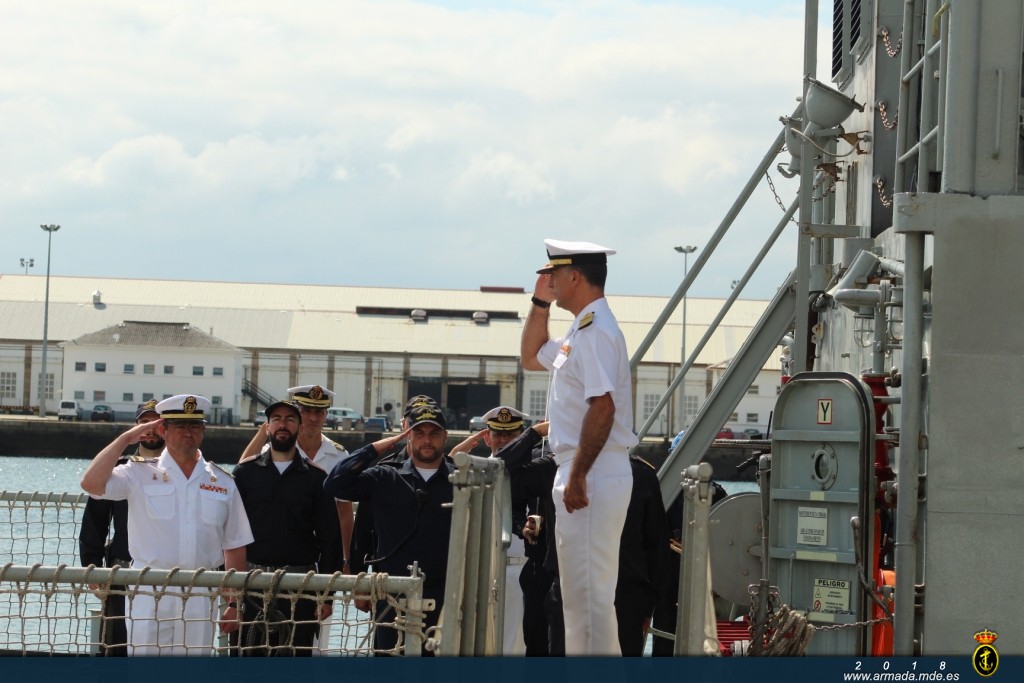 Departure of OPV ‘Centinela’ for Africa