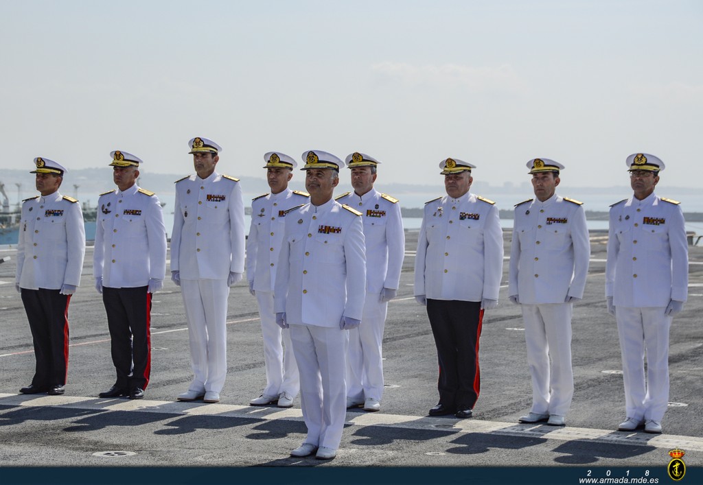 Ceremonia de despedida del Almirante de la Flota Juan Rodríguez Garat
