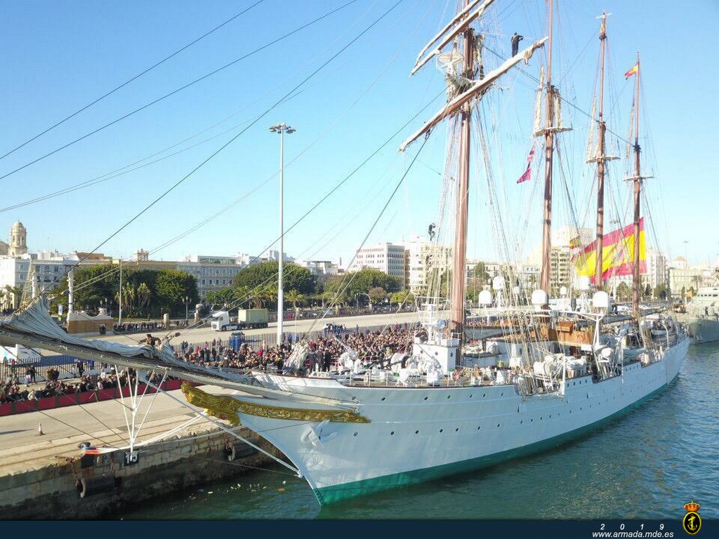 ‘Juan Sebastián de Elcano’ starts her 91st Training Cruise