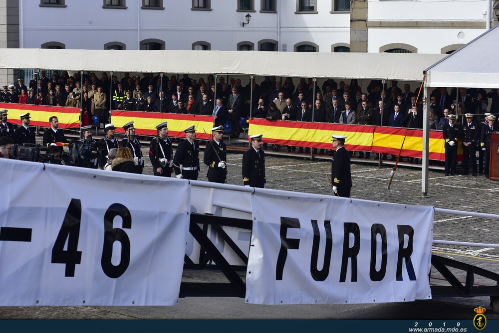 Commissioning of the new Offshore Patrol Vessel ‘Furor’.