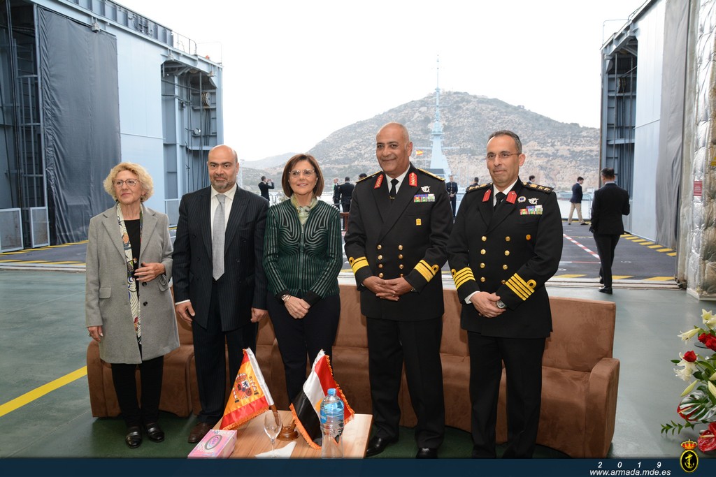 La Armada de Egipto visita el puerto de Cartagena