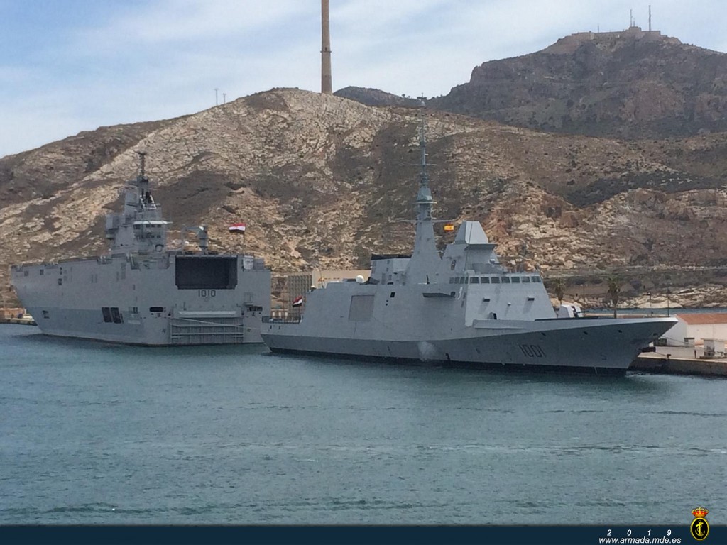 La Armada de Egipto visita el puerto de Cartagena