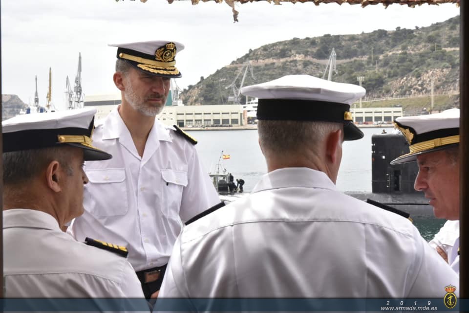 Su Majestad el Rey Felipe VI visita el Ejercicio CARTAGO 2019