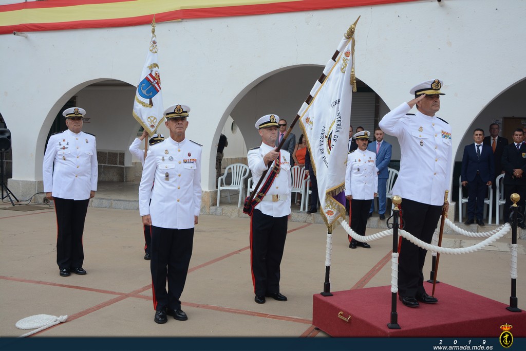El Cuartel General de la Fuerza de Protección celebra un acto de despedida por su traslado a Ferrol