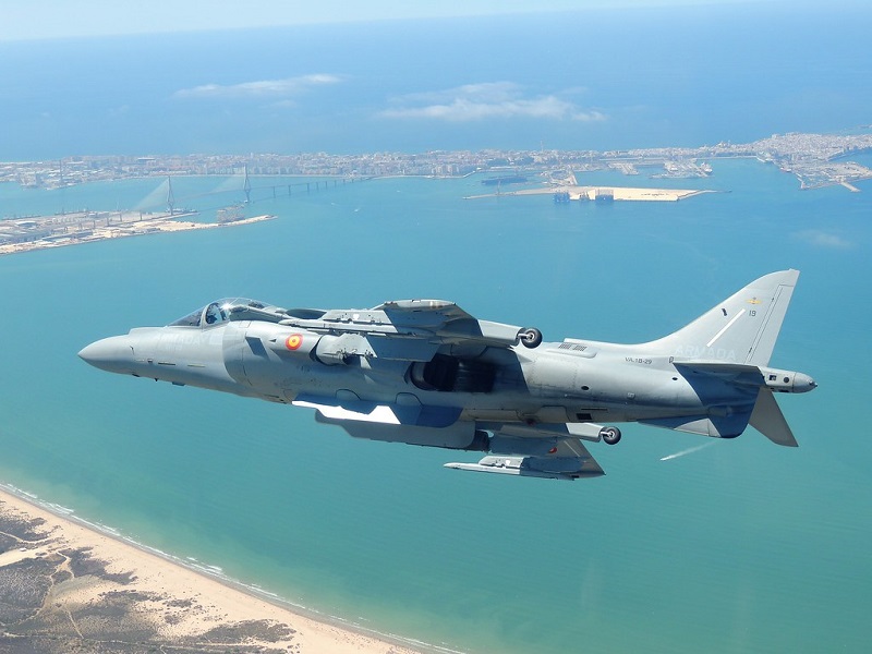 An AV-8B+ from the 9th Aircraft Squadron