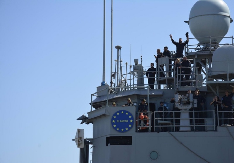 The crew of frigate ‘Reina Sofía’ returns home after more than four months participating in Operation ‘Atalanta’.