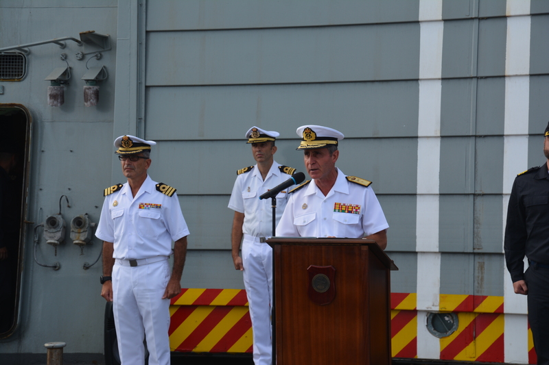 Alocución del Almirante Comandante del Mando Naval de Canarias