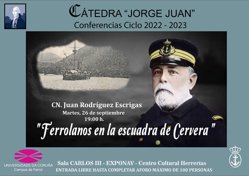 Cartel Cátedra Jorge Juan, curso 2022-2023
