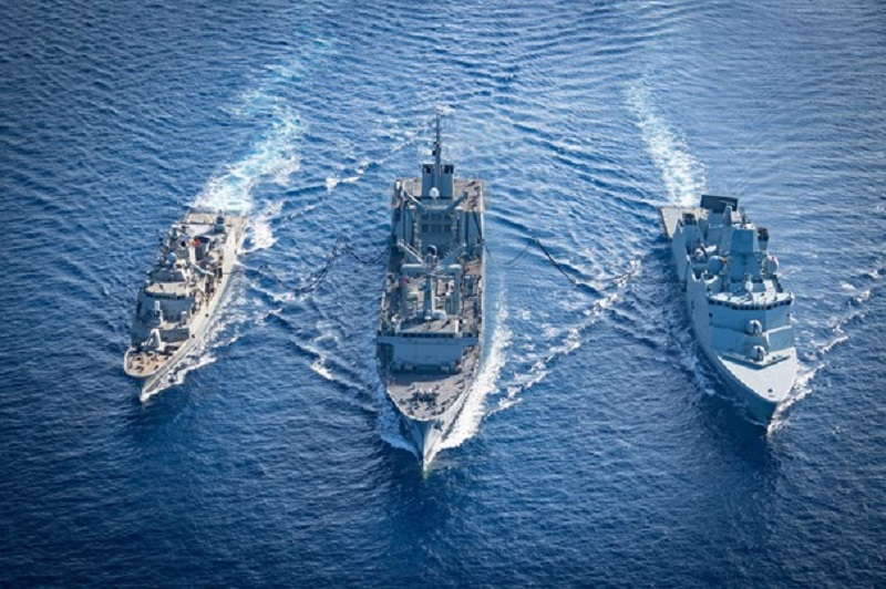 Double RAS with HS ‘Psara’ and HDMS ‘Niels Juel’