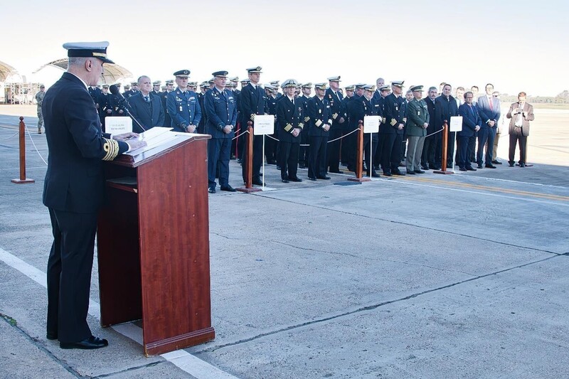 Alocución del Almirante Jefe de Apoyo Logístico de la Armada durante el acto de entrega