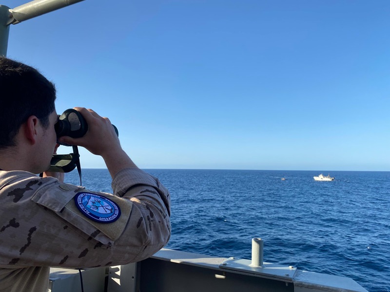 Fragata "Navarra" en la Operación "Sea Guardian"